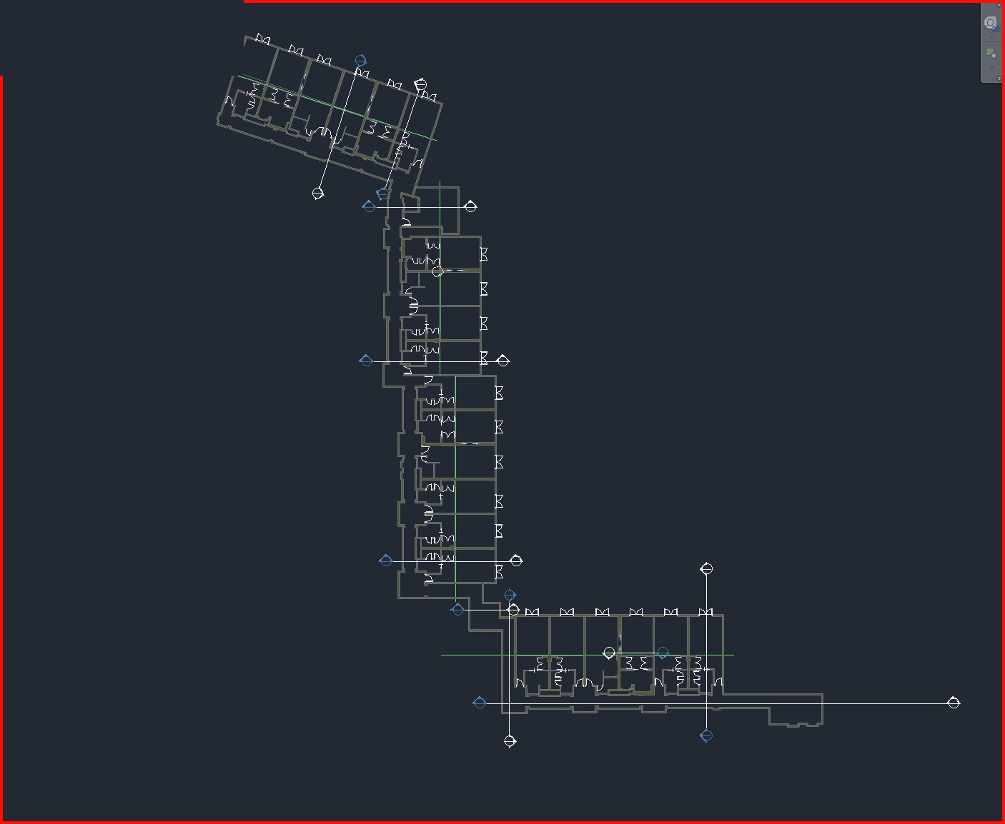 As built floor plan generated from the model